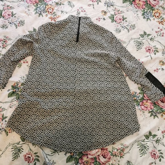 John Mark Tweed Long Top 3/4 Sleeve Tunic Size Medium   Retail $129 - Picture 6 of 6